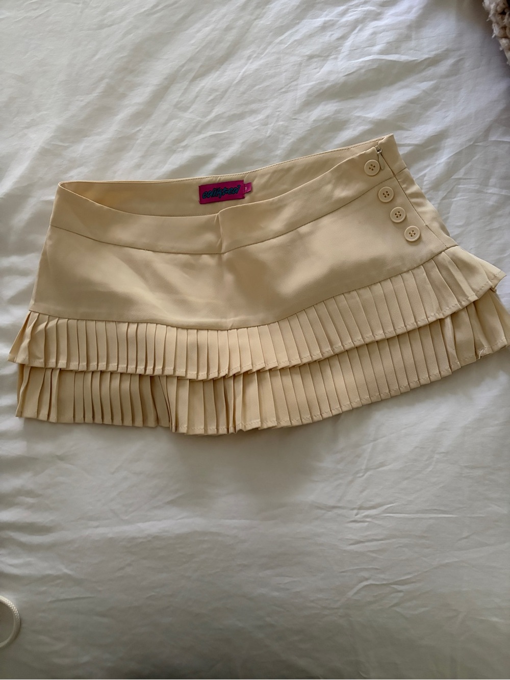 Edikted Mini Skort with Side Buttons